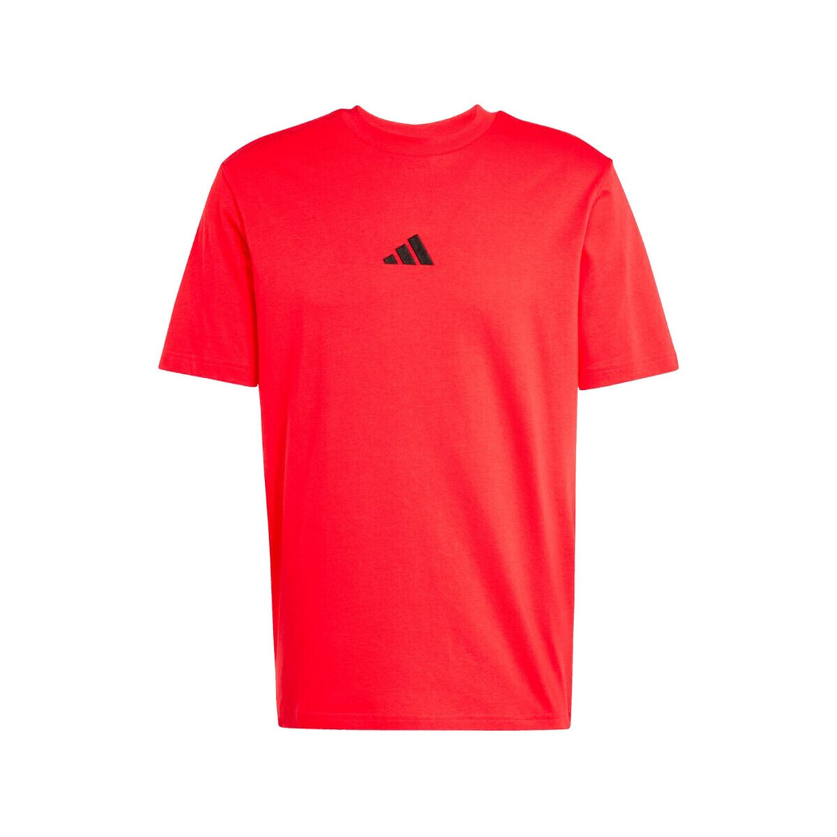 adidas  T-shirt  essentials small logo single jersey coton  Červená