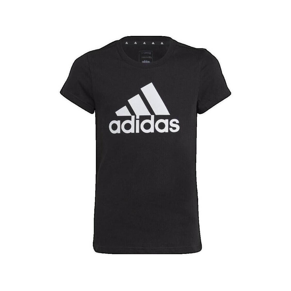 adidas  T-shirt   100% coton noir  Černá