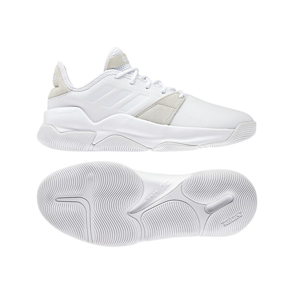adidas  Baskets  streetflow cuir  Bílá