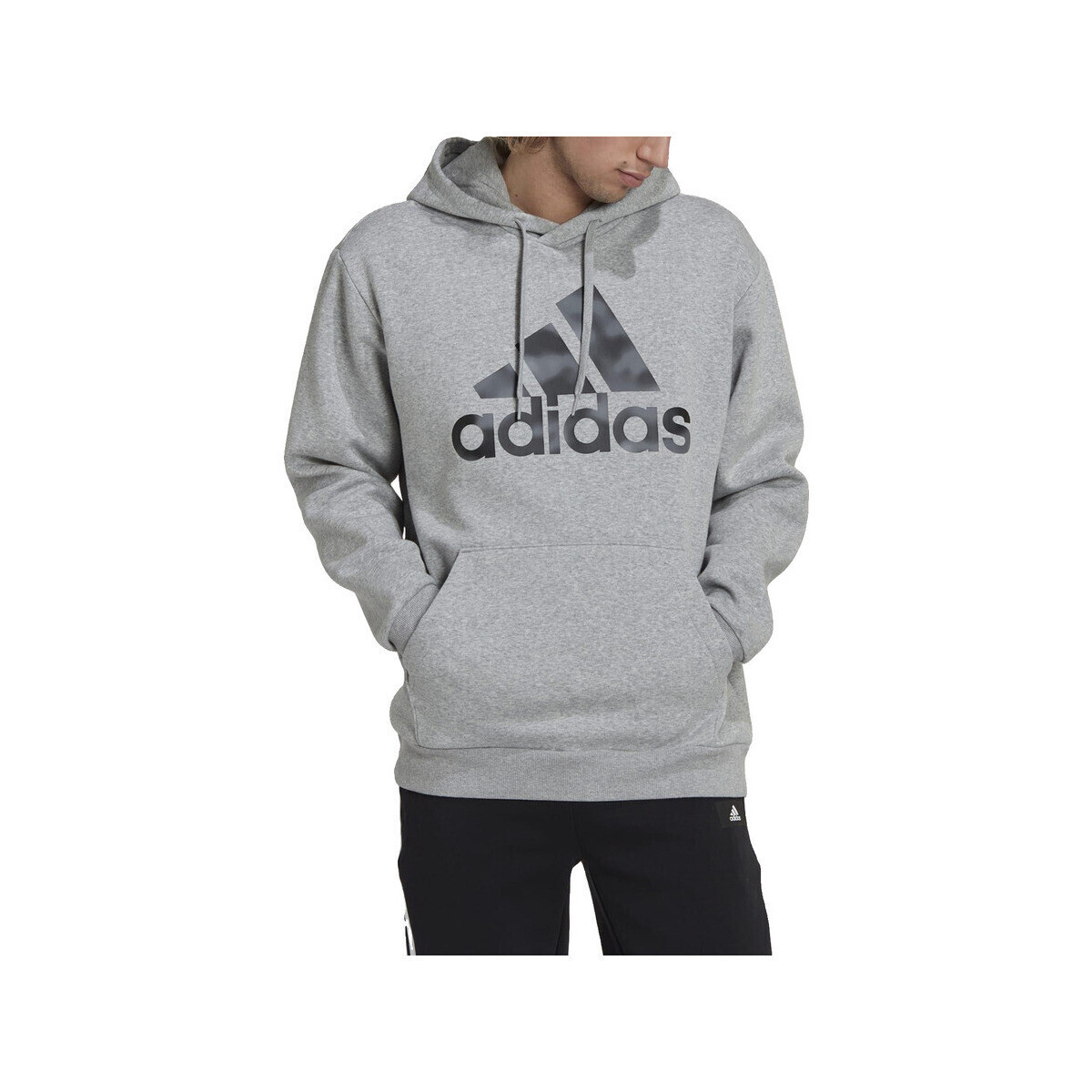 adidas  Sweat à capuche  M Camo HD camouflage gris  Šedá