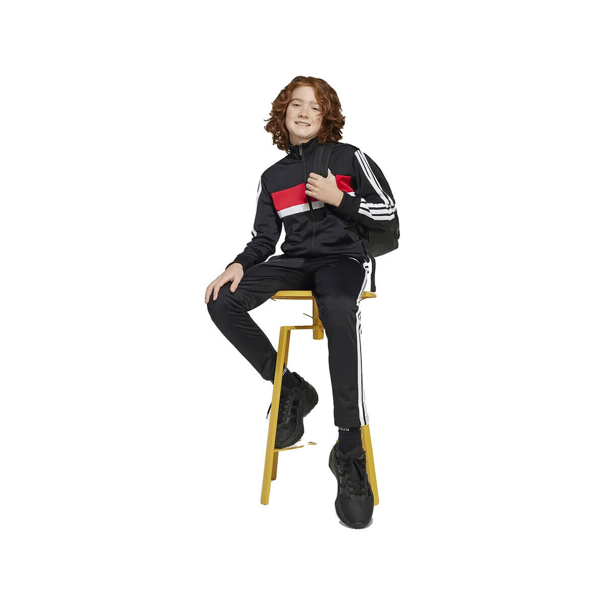 adidas  Ensemble  Tiberio 3-Stripes climacool noir enfants  Černá