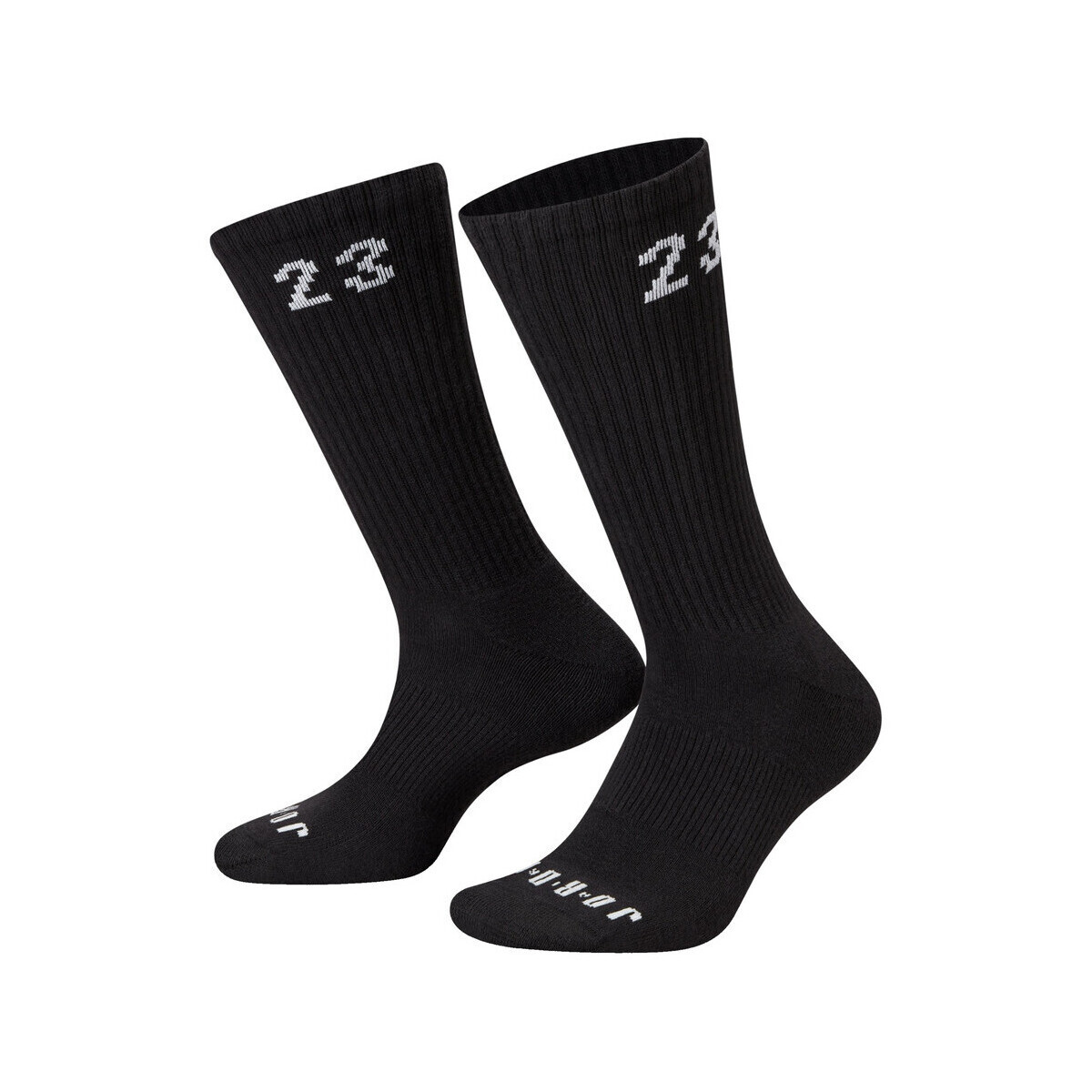 Nike  Chaussettes  essentials crew noir/blanc  Černá