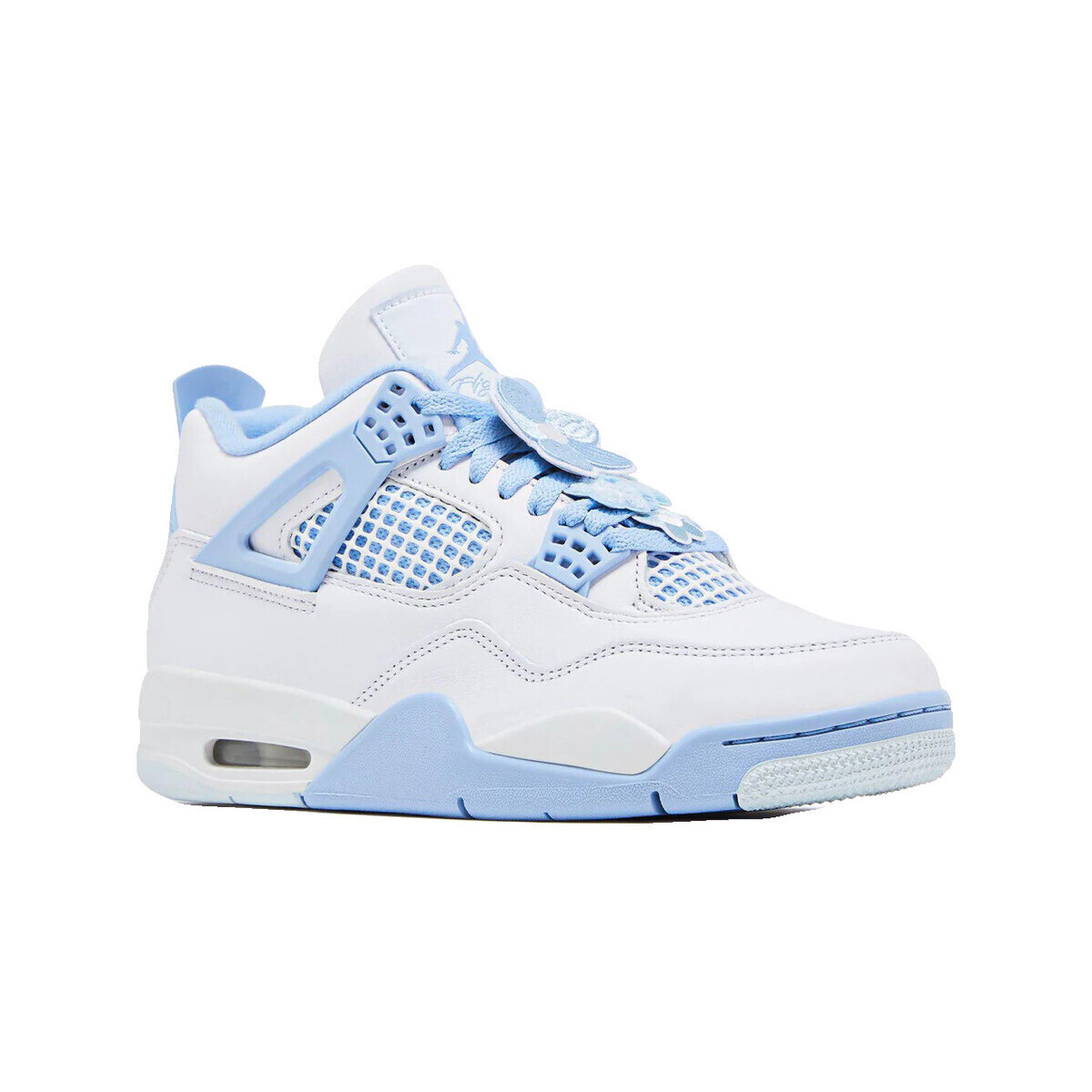 Nike  Baskets  air 4 retro forget me not cuir  Šedá