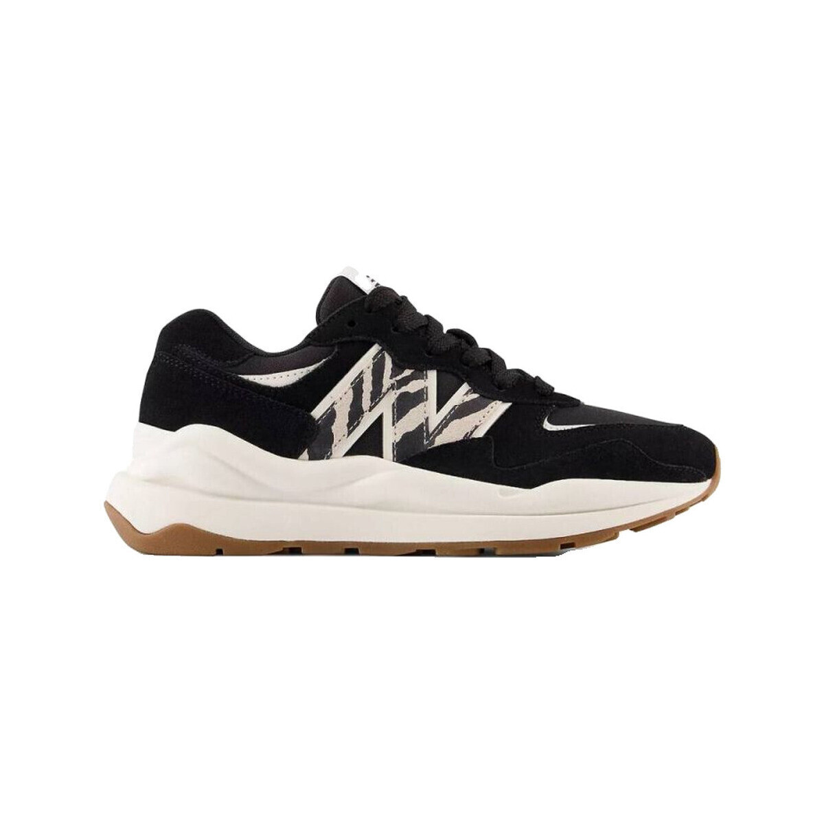 New Balance  Baskets  w5740 cuir  Černá