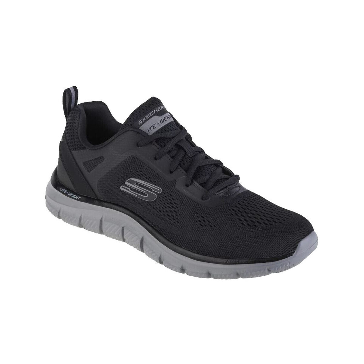 Skechers  Baskets  track broader maille respirante  Černá