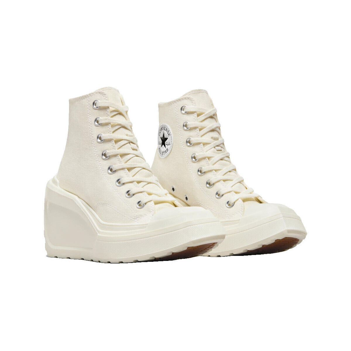 Converse  Baskets  chuck 70 de luxe wedge blanche  Bílá