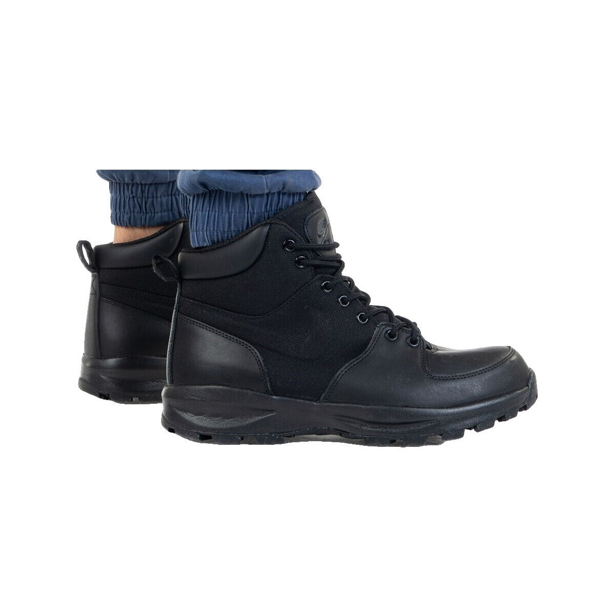 Nike  Bottines  Manoa cuir  Černá