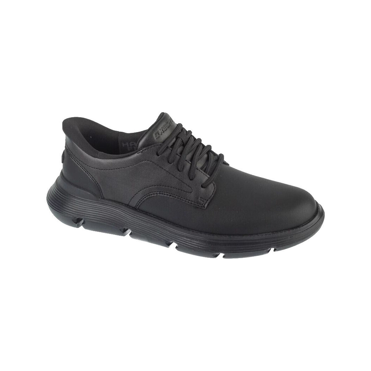 Skechers  Baskets  garza - duran cuir  Černá