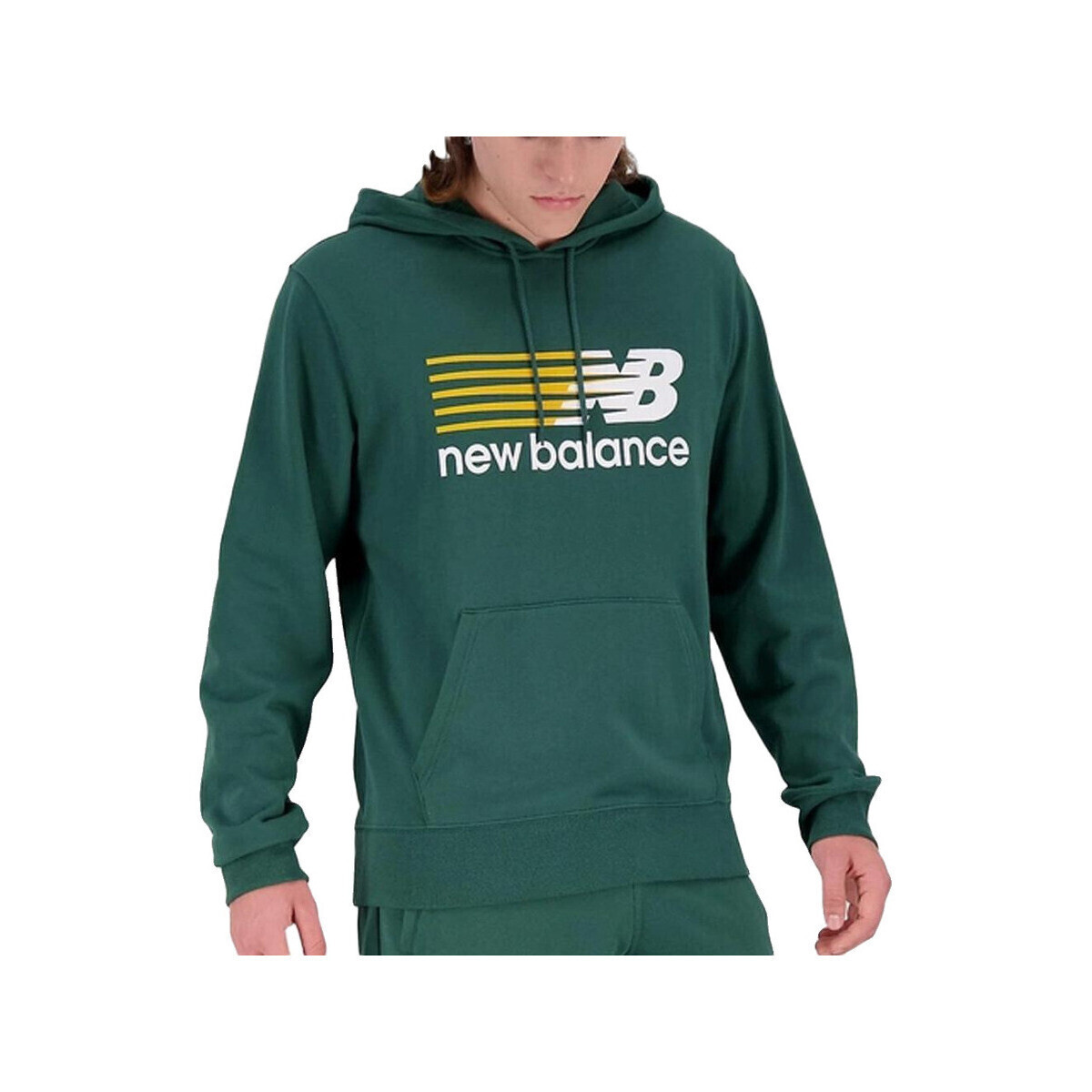 New Balance  Sweat à capuche   avec logo graphique en vert  Zelená