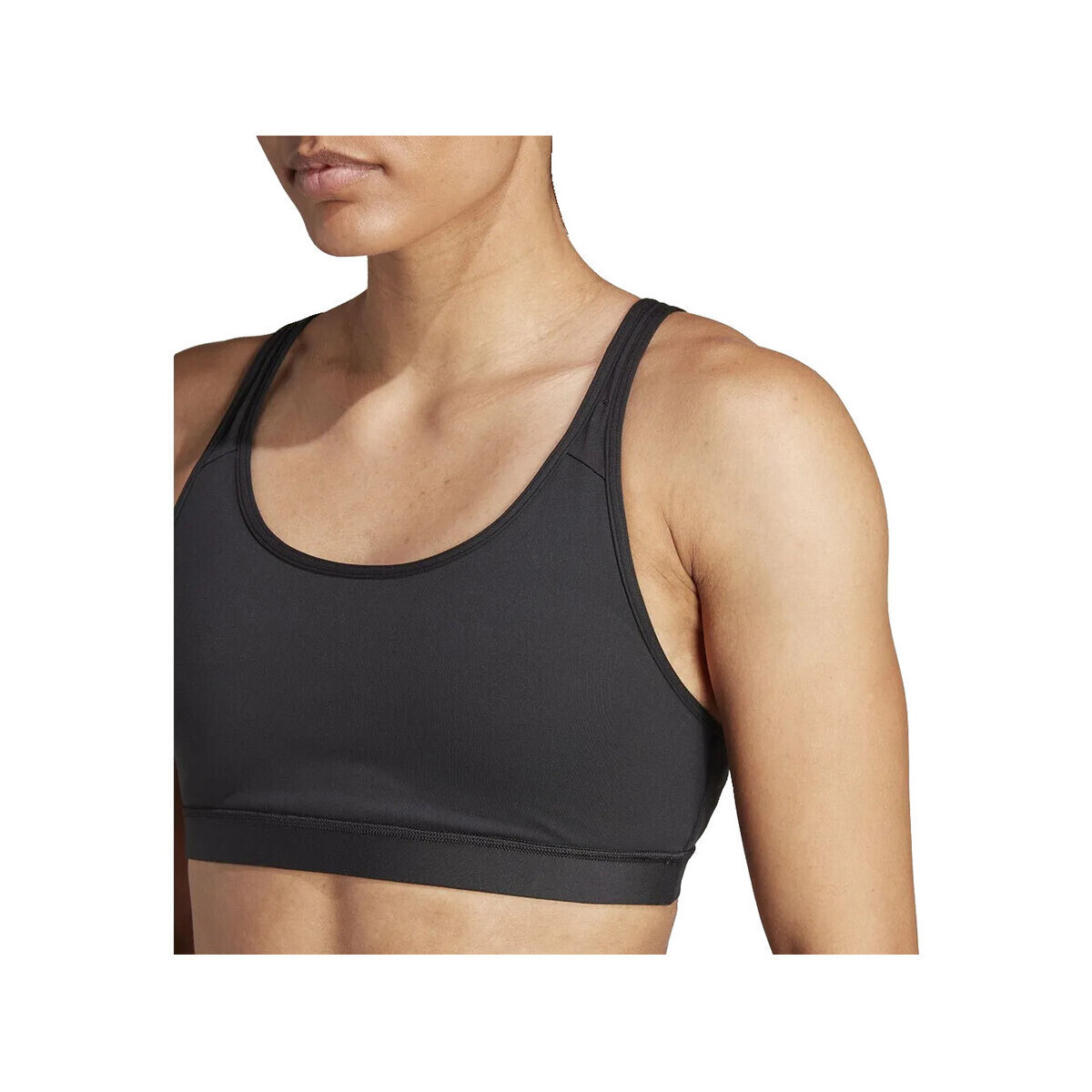 adidas  Brassière  all me essentials soutien moyen noir  Černá