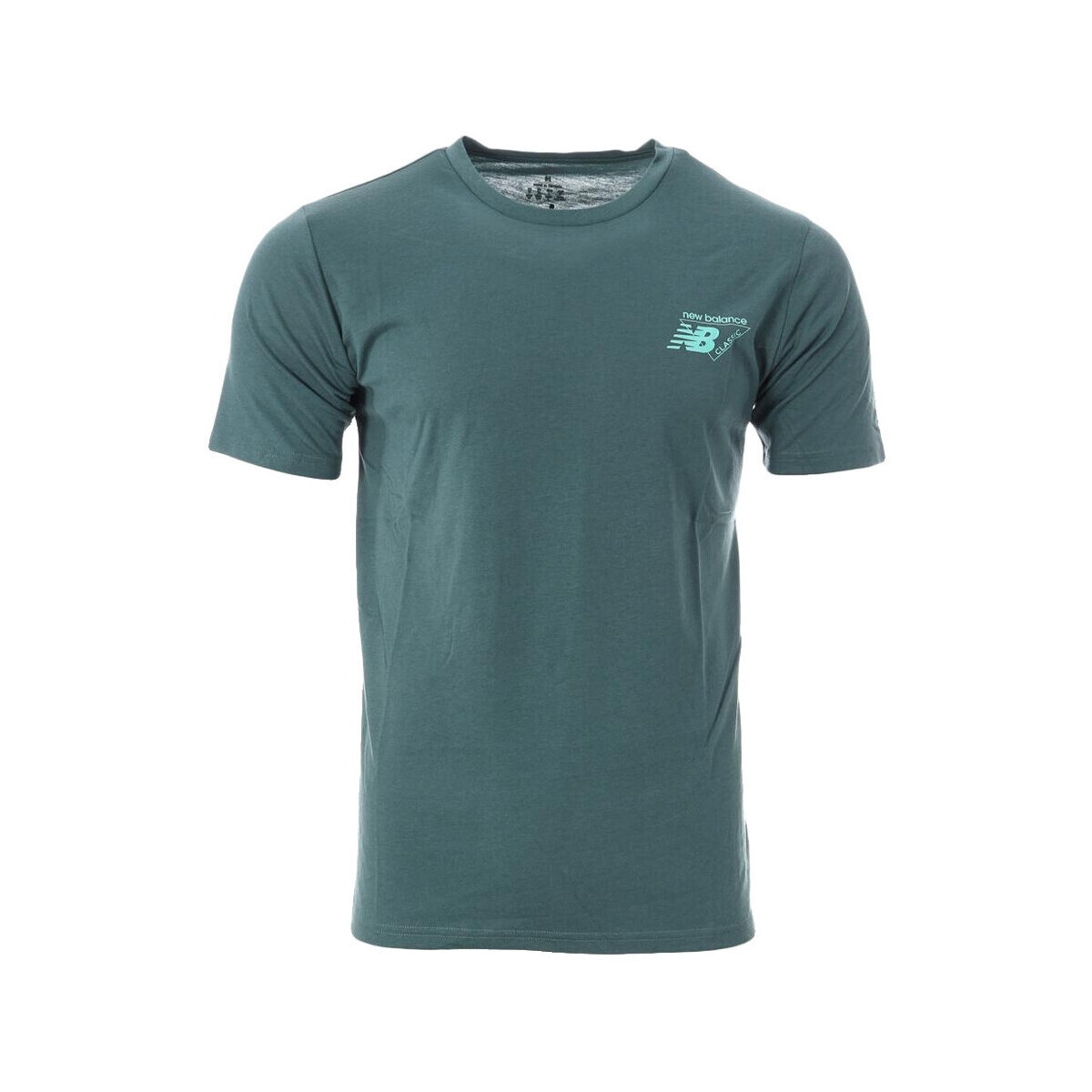 New Balance  T-shirt  100% coton vert  Zelená