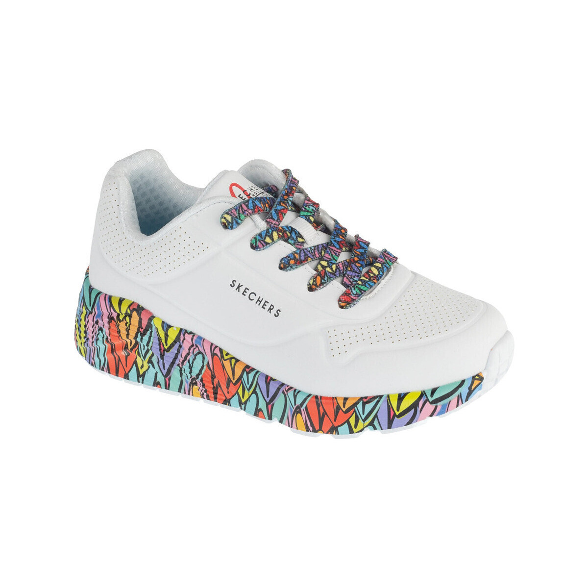 Skechers  Baskets  uno lite subtle love cœur  ruznobarevne