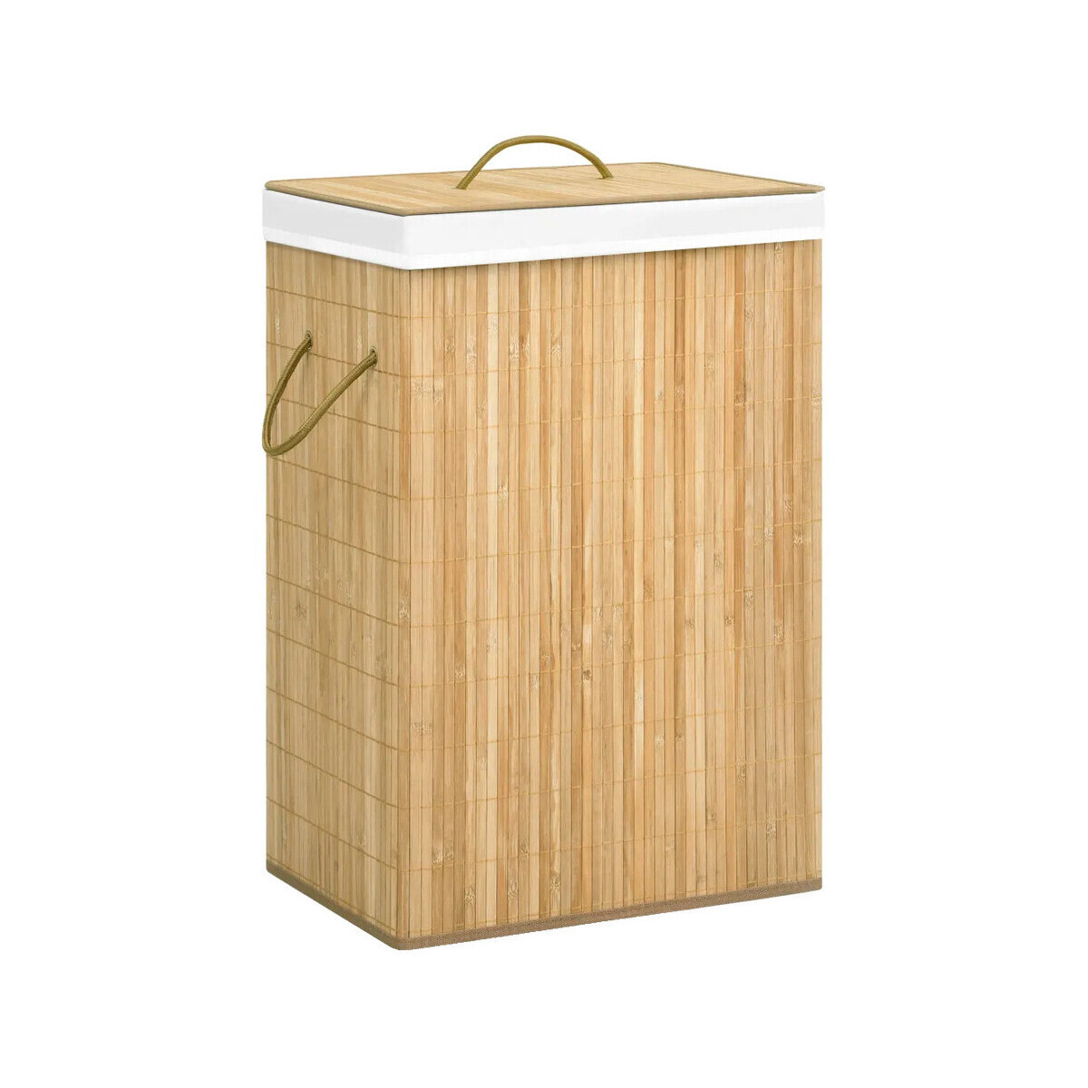 VidaXL  Panier à linge  320739 en bambou  Hnědá