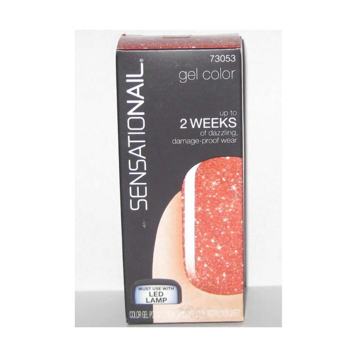Sensationail  Gel Nail Polish Color - Candy Cane Crush  Béžová
