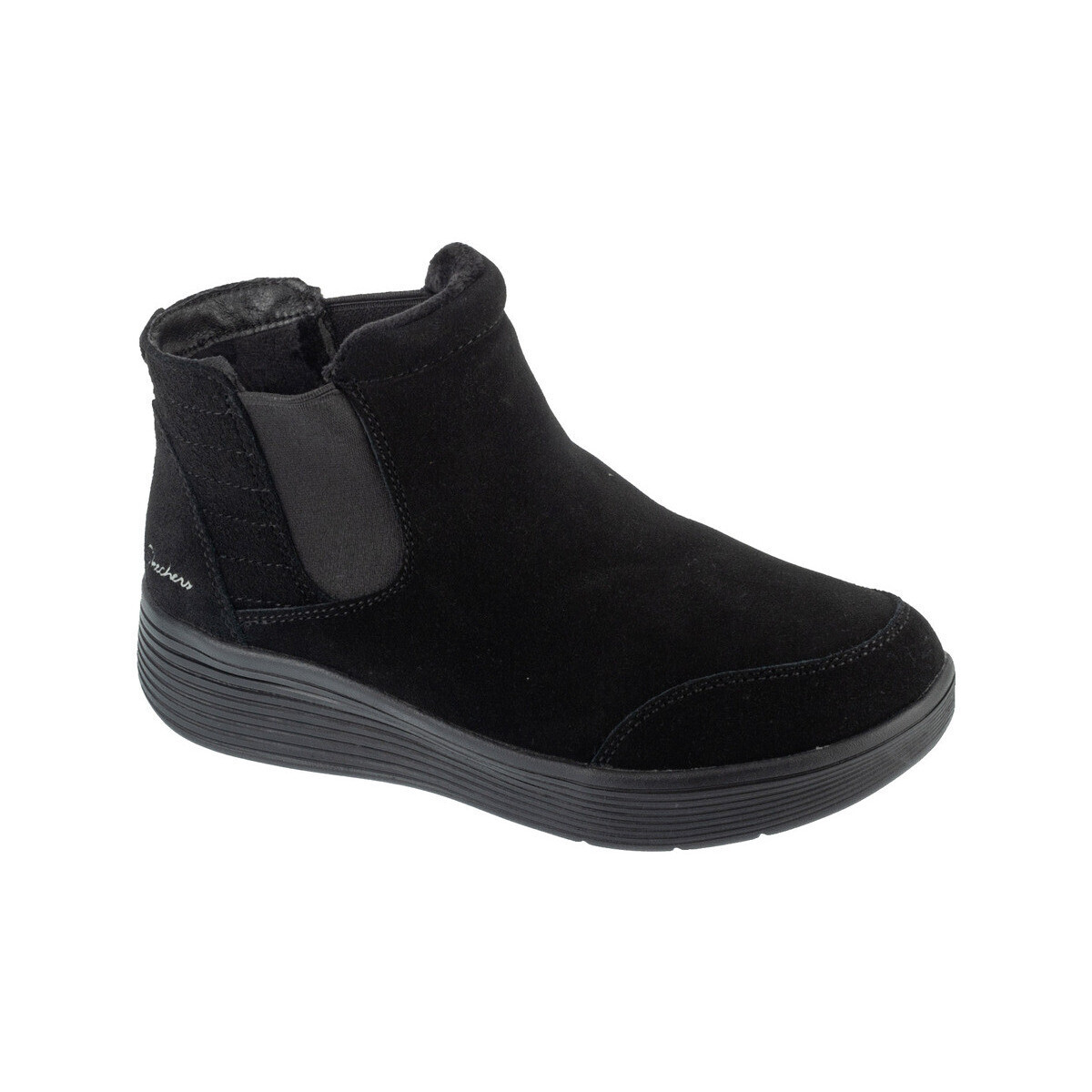 Skechers  Bottines  arch fit laguna - harvest moons cuir  Černá