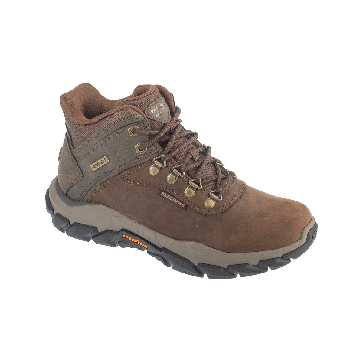 Skechers  Bottines  santoro - relic imperméables  Hnědá