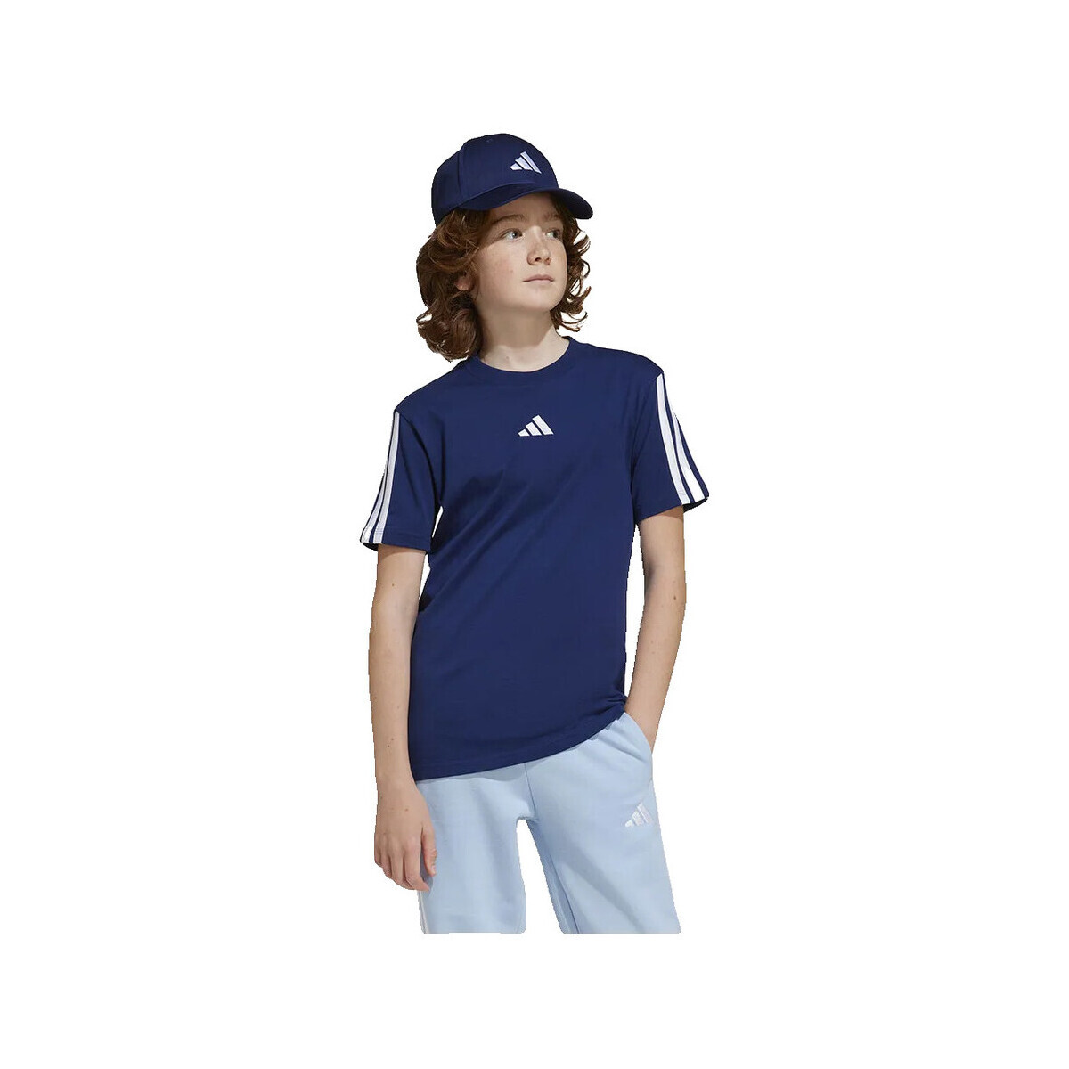 adidas  T-shirts  Essentials Short Sleeve T-shirt bleu  Modrá