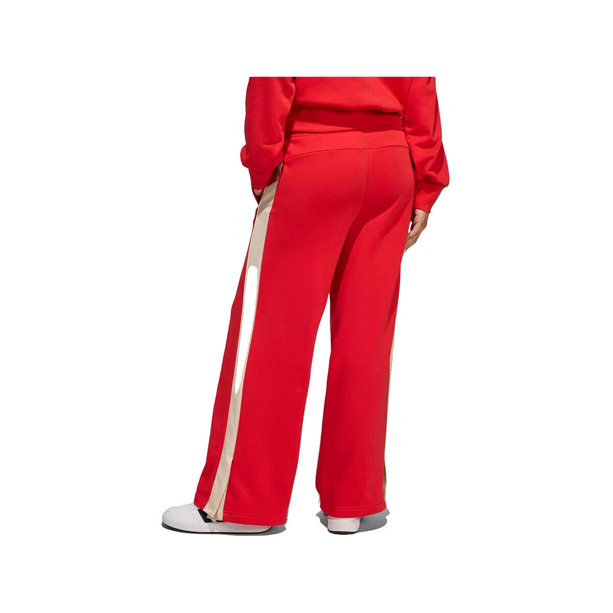 adidas  Pantalons sportifs  Stadium Wide Leg 70% Coton  Červená