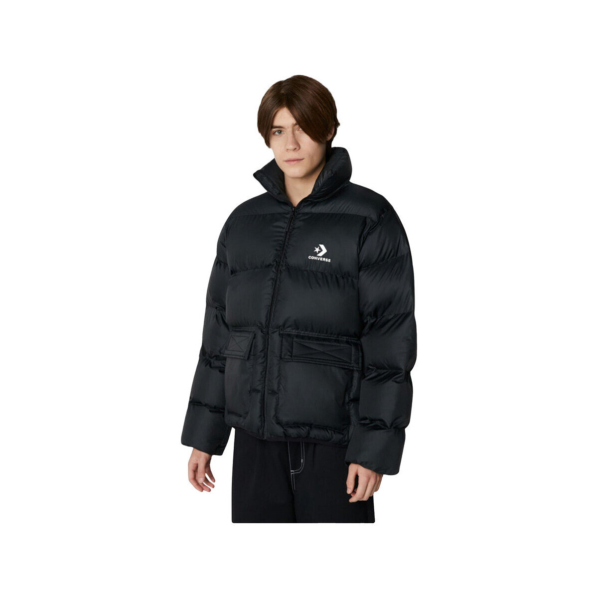 Converse  Doudoune  Patch Pocket Puffer Jacket noire  Černá