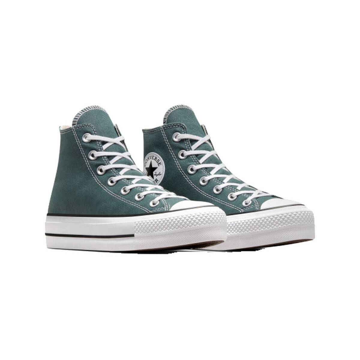 Converse  Baskets  chuck taylor all star lift toile  Zelená
