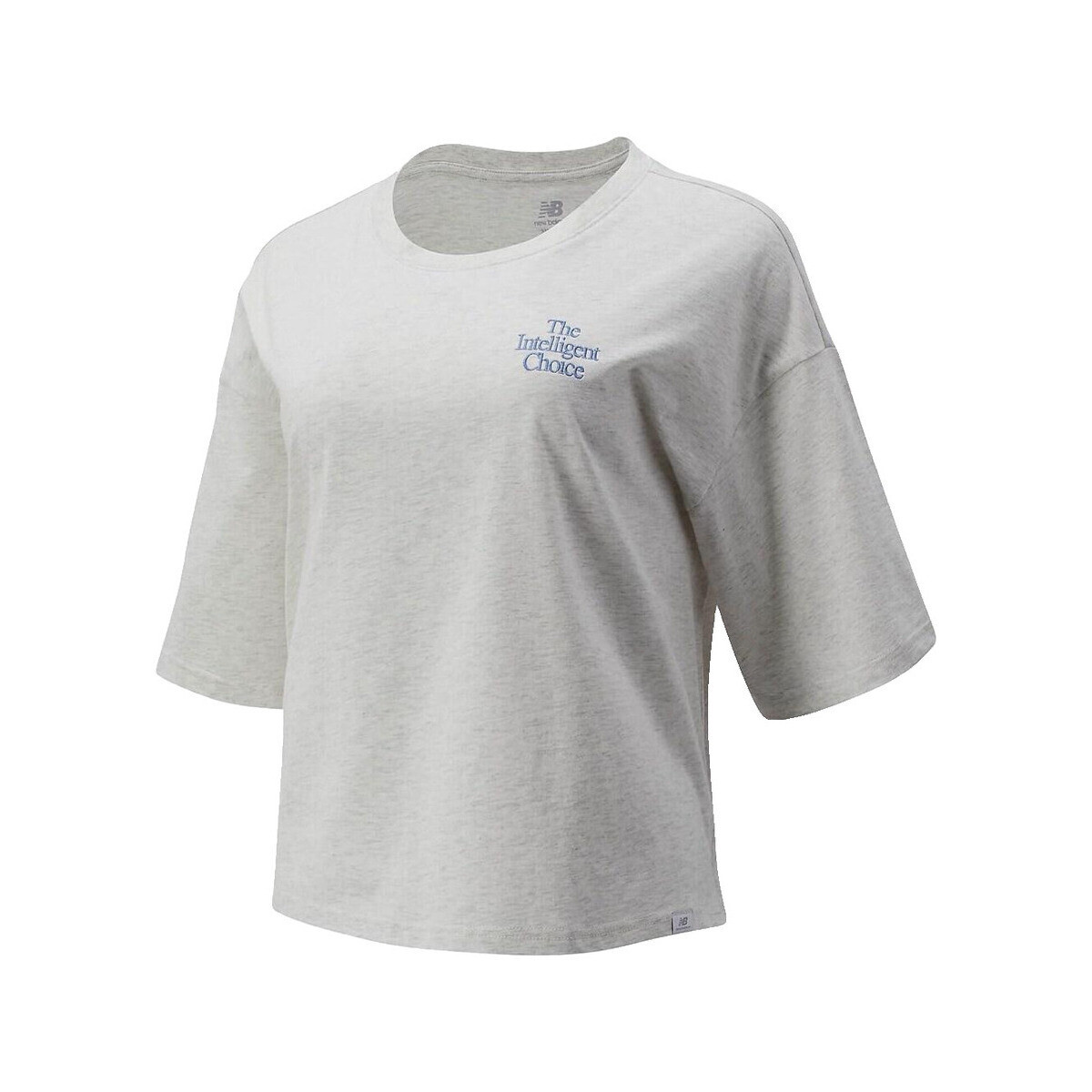 New Balance  T-shirt  Women's The Intelligent Choice gris clair  Šedá