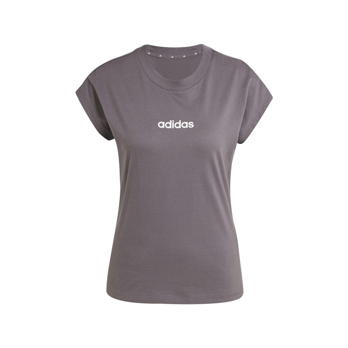 adidas  T-shirt  100% cotton gris  Šedá