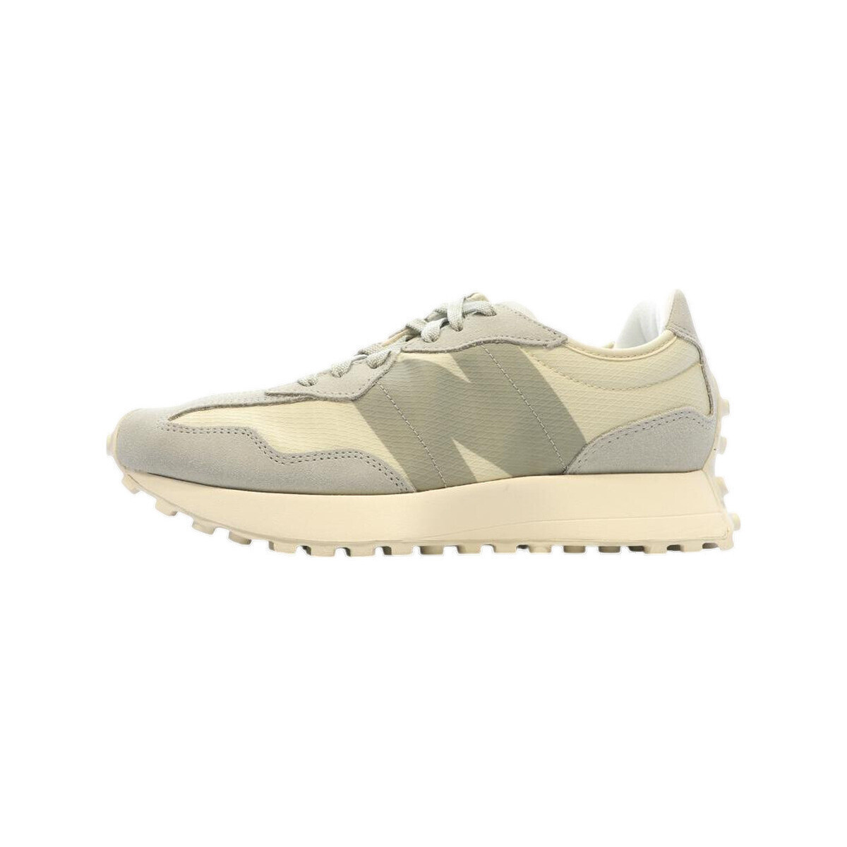 New Balance  Baskets  327 textile et daim  Zelená
