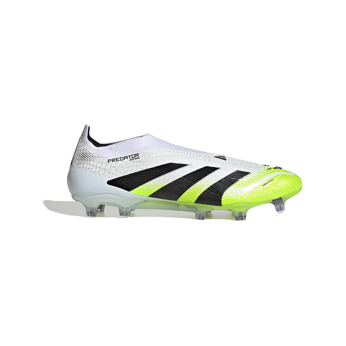 adidas  Bottines  Predator Elite Laceless FG blanc  Bílá