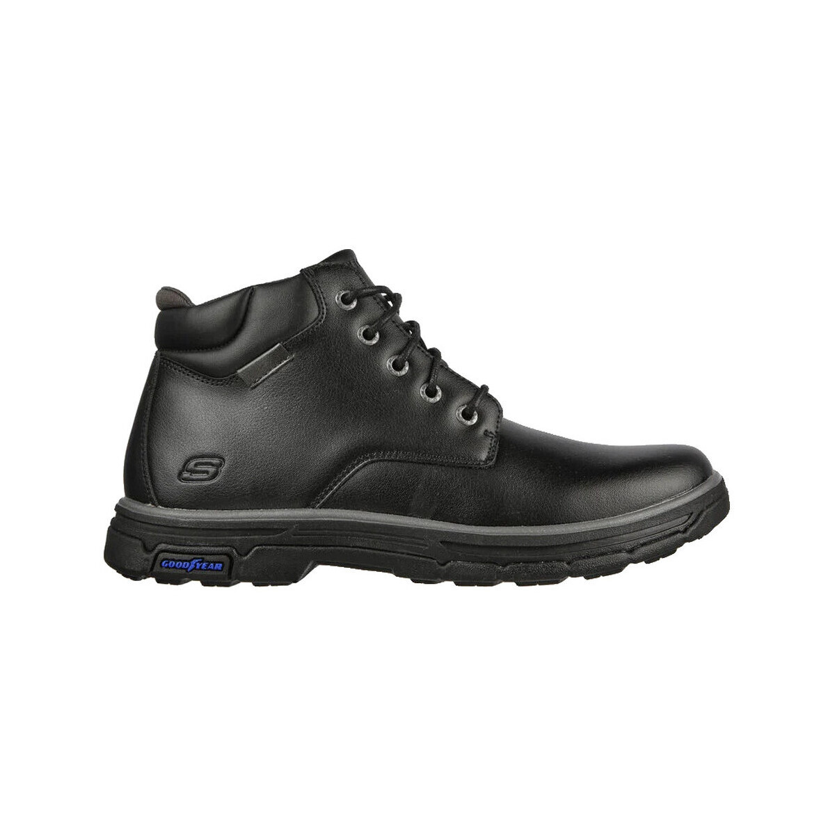 Skechers  Bottines  segment 2.0 brogden cuir  Černá