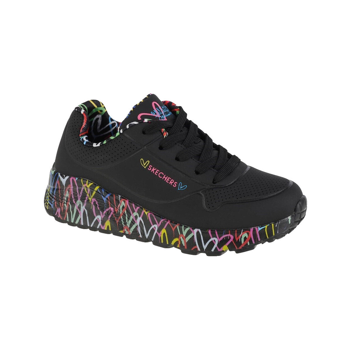 Skechers  Baskets  uno lite cuir  ruznobarevne