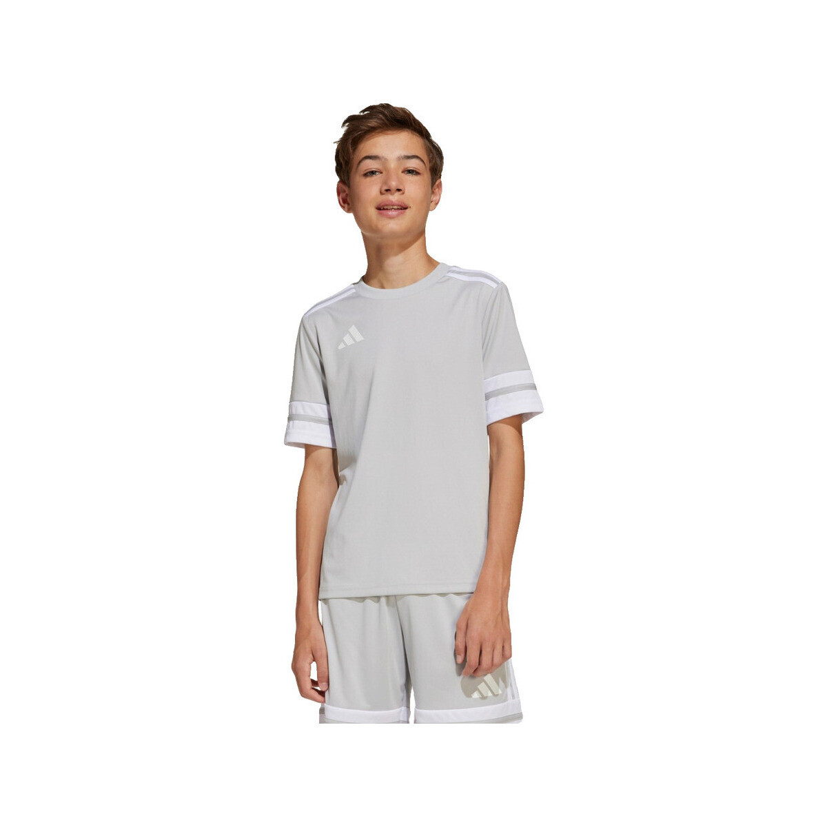 adidas  T-shirt  squadra 25 100% polyester recyclé  Šedá