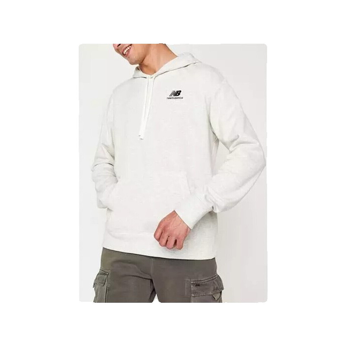 New Balance  Sweat à capuche  UNISSENTIALS PO gris clair  Šedá