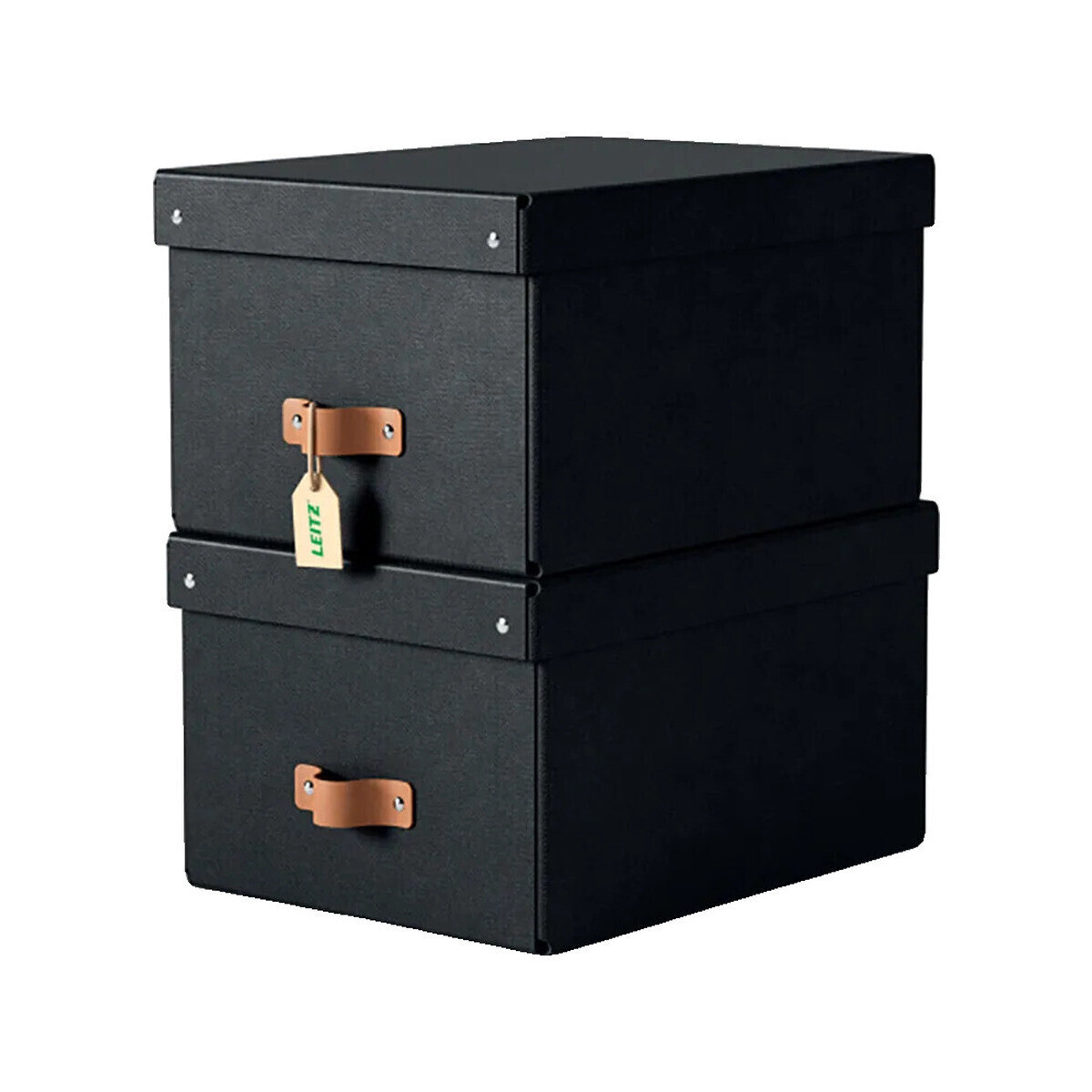 Leitz  Boîte de rangement  Puro 17L 2 pack noir  Černá