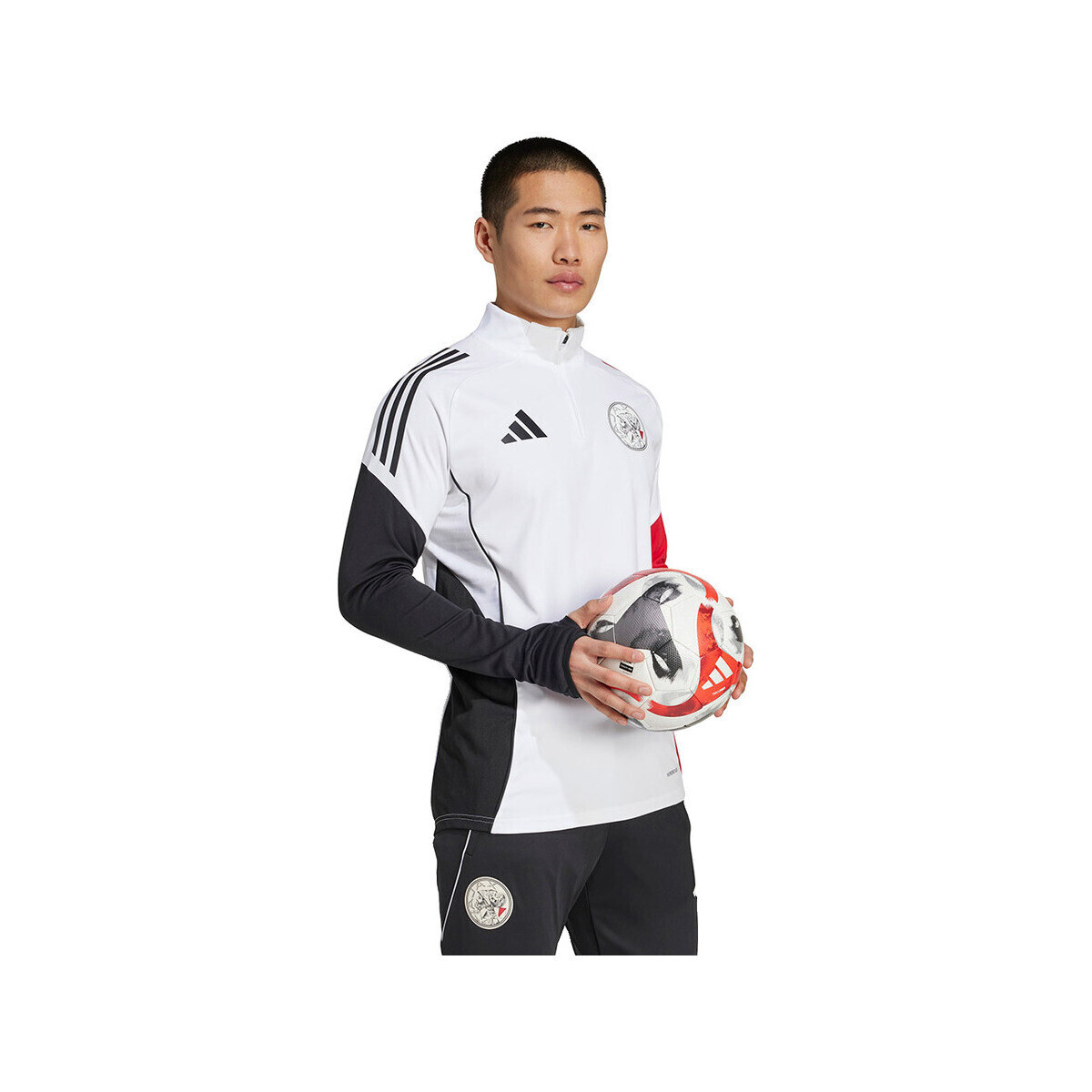 adidas  Sweatshirt  Tiro 25 AEROREADY 100% polyester recyclé  Bílá