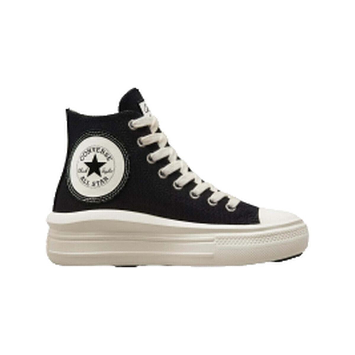 Converse  Baskets  chuck taylor all star move hi plateforme  Černá