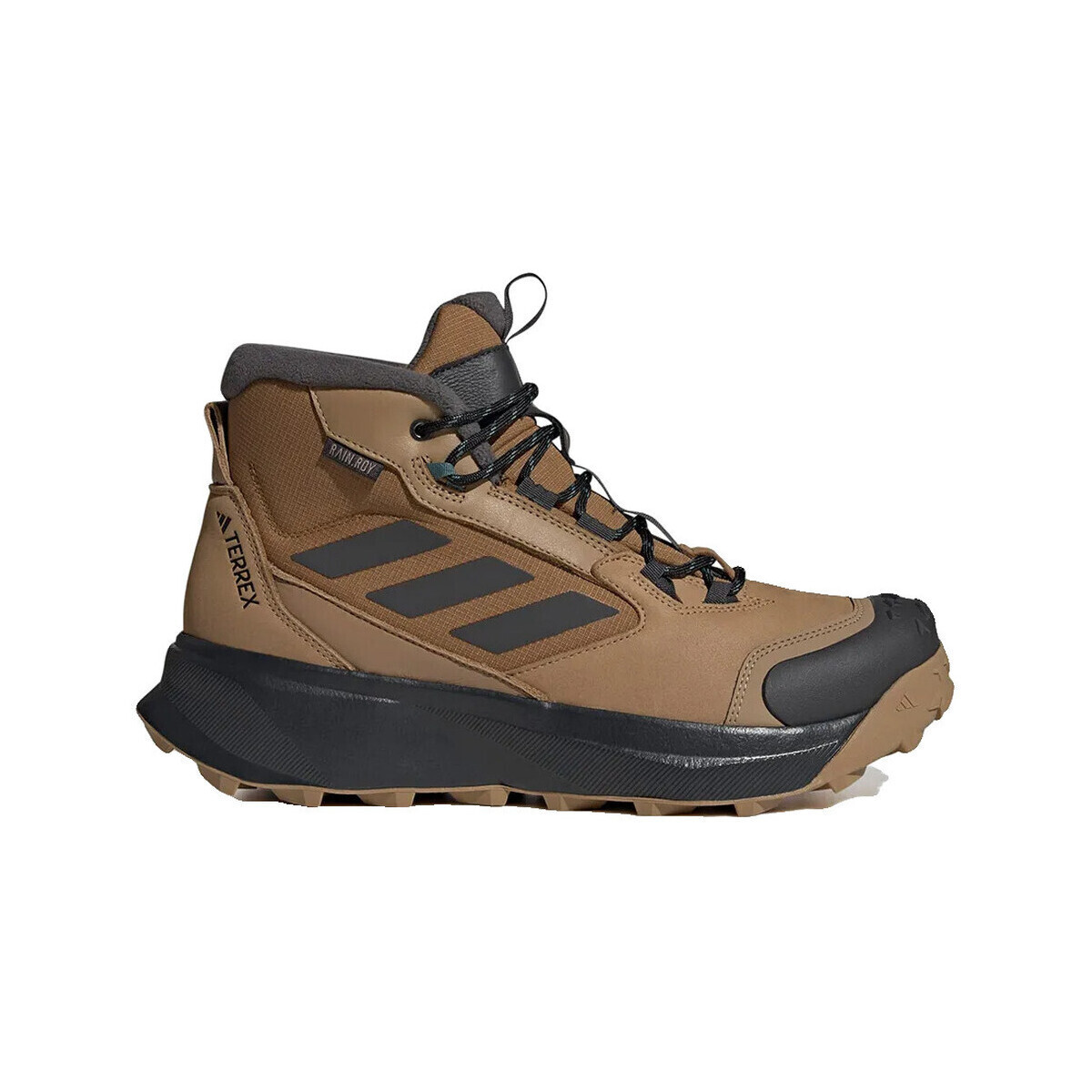 adidas  Bottines  Terrex Winter Leather Mid Cut isolantes  Hnědá