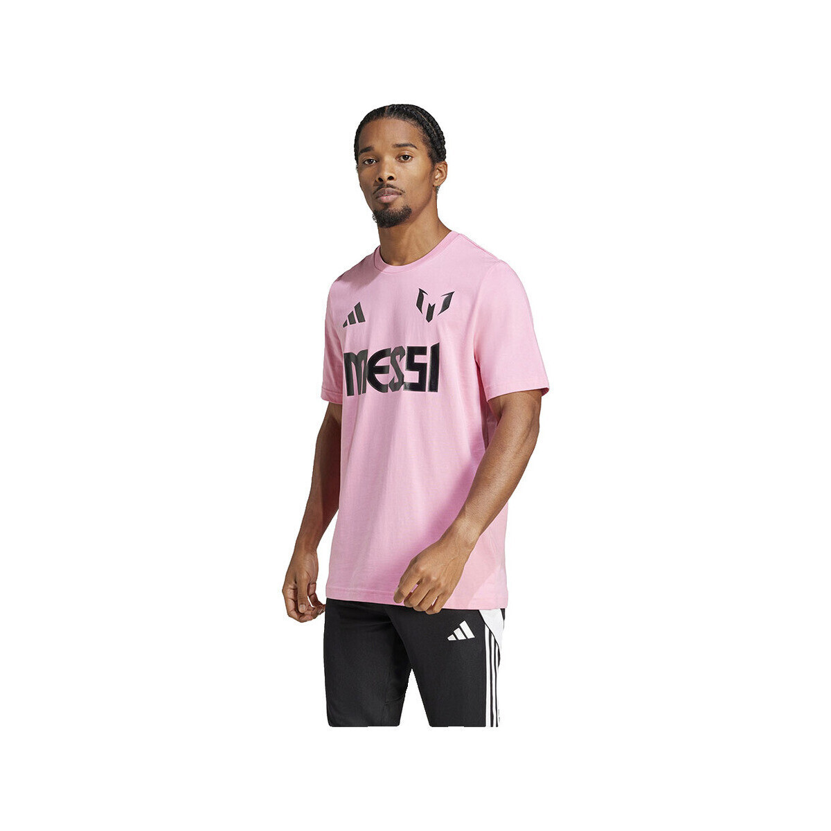 adidas  T-shirt  Messi Name number coton  Růžová