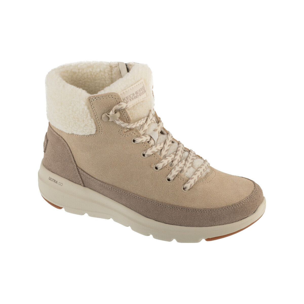 Skechers  Bottines  glacial ultra autumn days suède  Béžová
