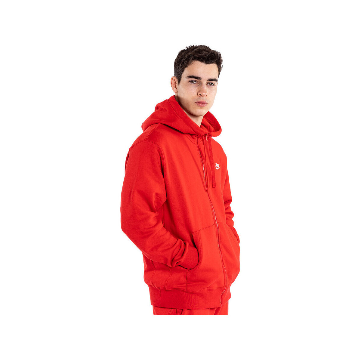 Nike  Baskets  club fleece rouge uni  Červená