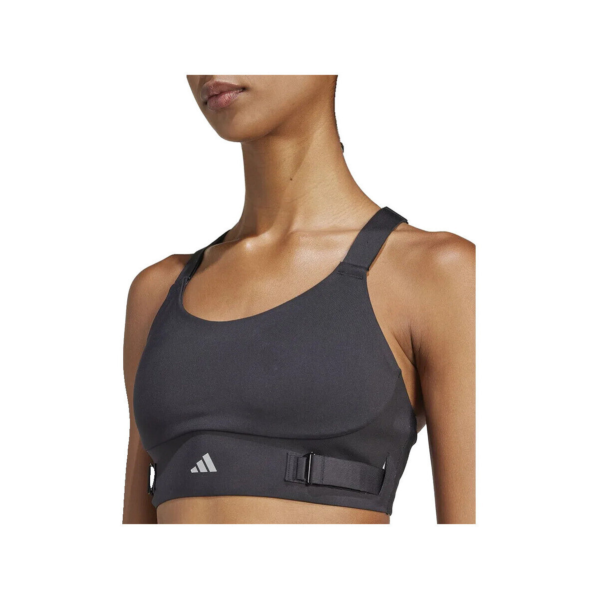 adidas  Brassière  fastimpact luxe run haute soutien noir  Černá