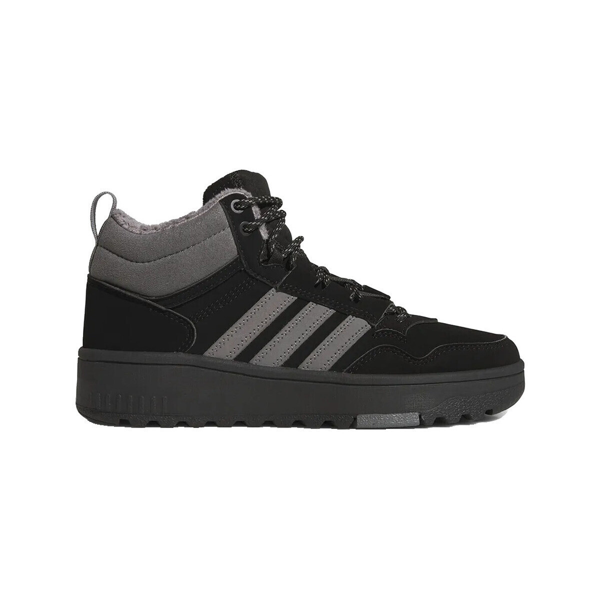 adidas  Baskets  Hoops 4.0 Winterized J nubuck synthétique  Černá