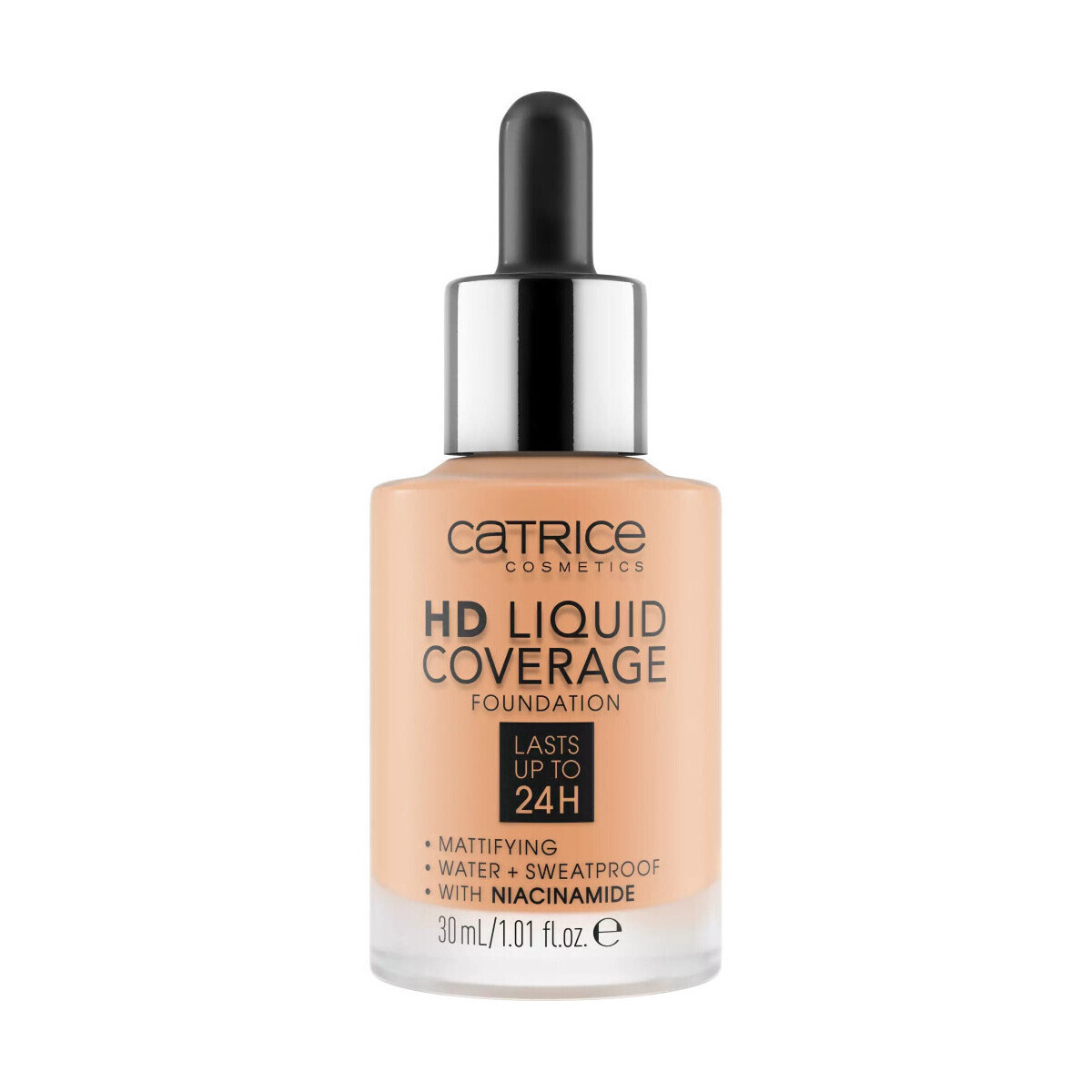 Catrice  HD Coverage Liquid Foundation - 38 Honey Beige  Béžová