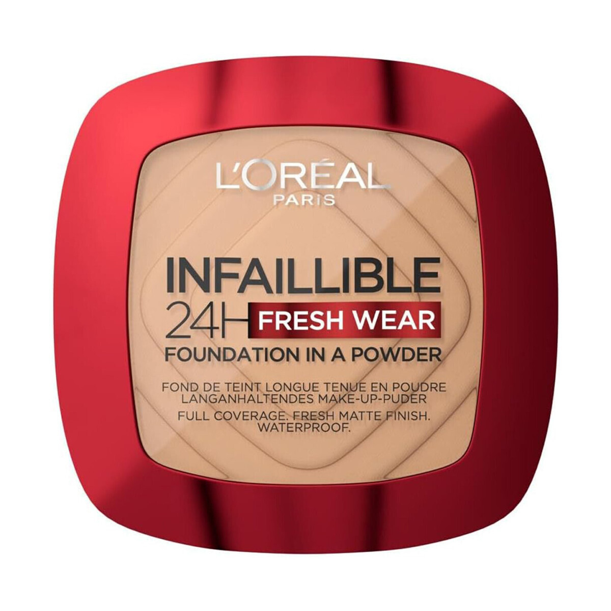 L'oréal  Infallible 24H Fresh Wear Powder Foundation - 300 Ambre  Hnědá