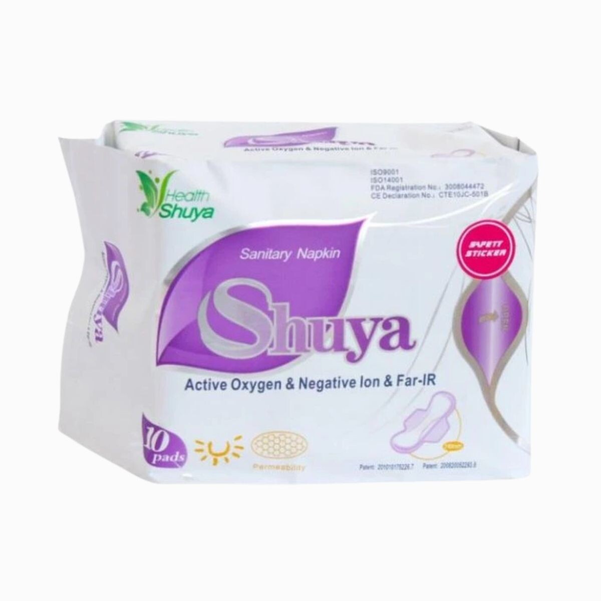 Aniontové intimní vložky denní - 10 ks - Shuya