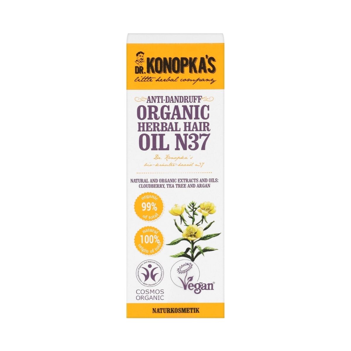 Bylinný olej na vlasy №37 – 30 ml – Dr. Konopka's