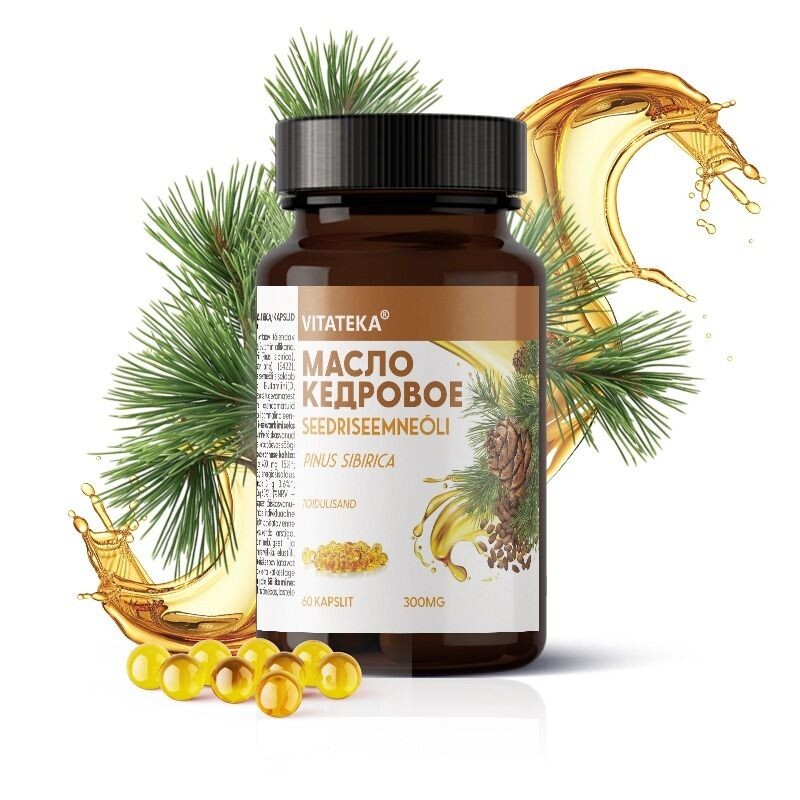 Cedrový olej 300 mg – 60 kapslí – Vitateka