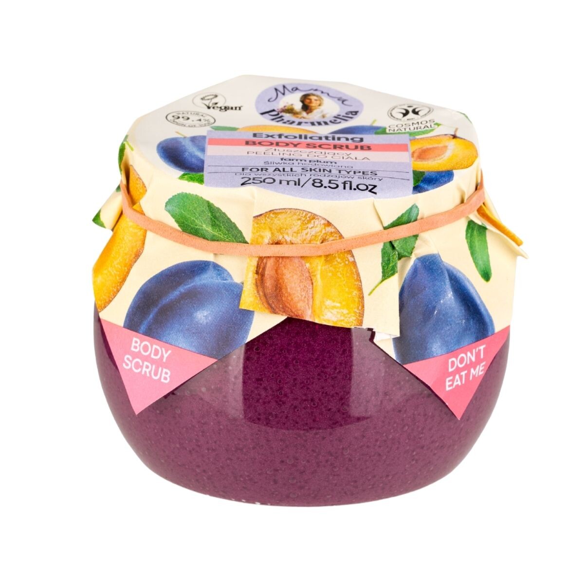 Exfoliační tělový peeling se švestkou - 250 ml - Mama Pharmelia
