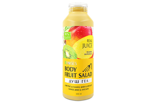 FRUIT SALAD – Přírodní sprchový gel Mango, Kiwi & Avokádo 330 ml - NATURE OF AGIVA