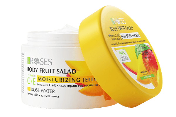 FRUIT SALAD – hydratační gelové tělové mléko s vitaminy C+E a mangem 200 ml - NATURE OF AGIVA