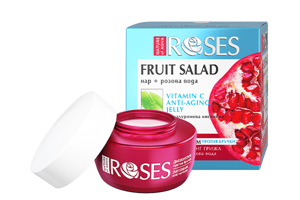 FRUIT SALAD vitamin C gelový krém proti vráskám s extraktem z granátového jablka a růžovou vodou 50 ml - NATURE OF AGIVA